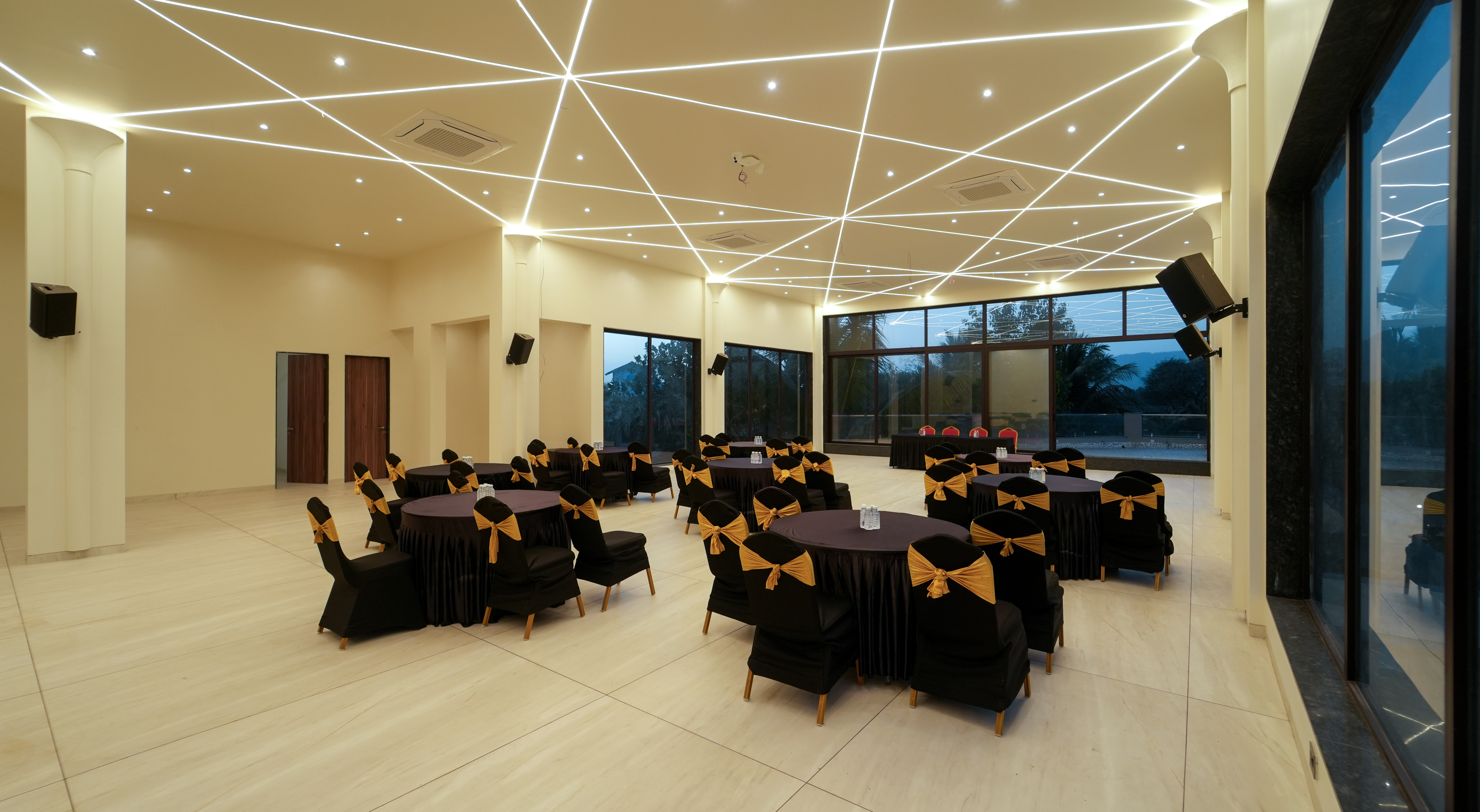 Conference hall setup